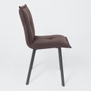 Кресло РУБИК U Velutto 24 темно-коричневый велюр/черный